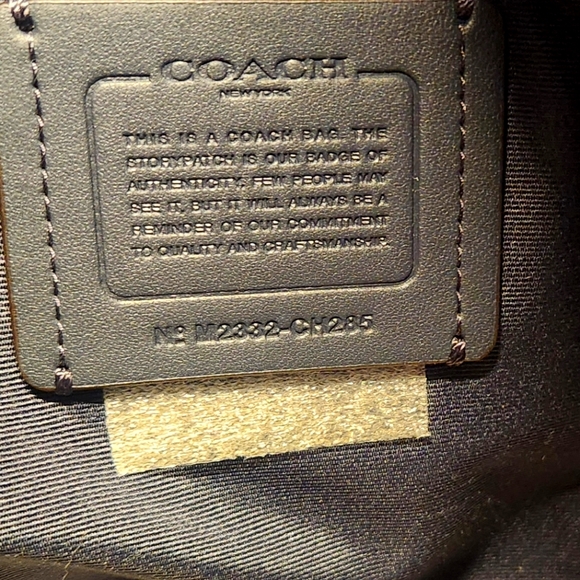 Coach NWT Gallery Tote Color is Gunmetal/Cornflower - Picture 2 of 11